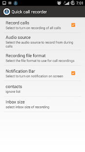 Quick Call Recorder Screenshots 1