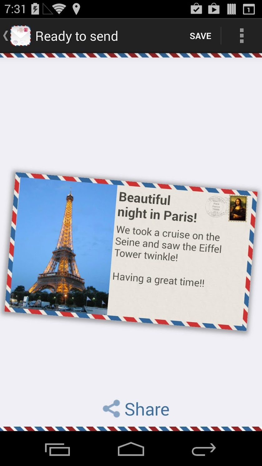 Postale Screen 3