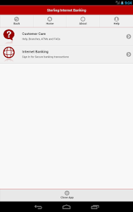 Sterling Internet Banking Screenshots 1
