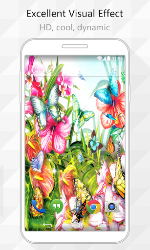 Vivid Flowers Live Wallpaper