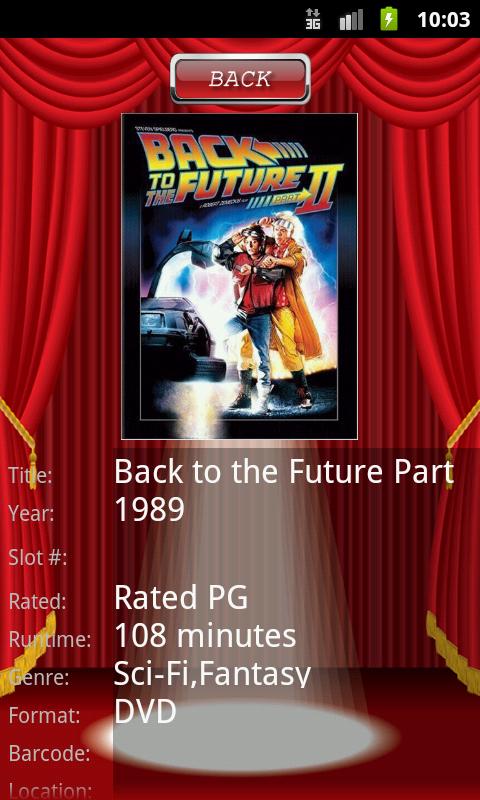 DVD Catalog Screen 3