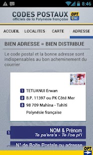 Codes Postaux OPT Screenshots 4