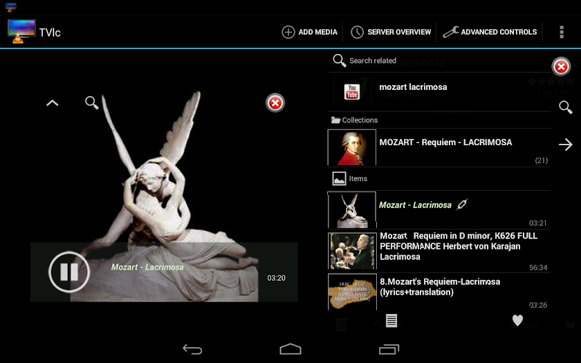 TVlc - Youtube TV Radio Remote Screen 3