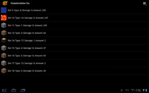 PocketInvEditor Pro - screenshot thumbnail