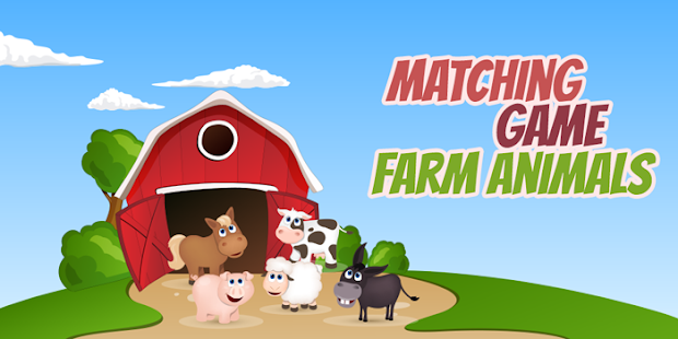 Matching Game Farm Animals