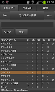 MH4G Weak 弱点早見表