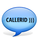 Talking Caller ID ))) logo
