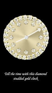Diamond Gold Clock Widget(圖1)-速報App