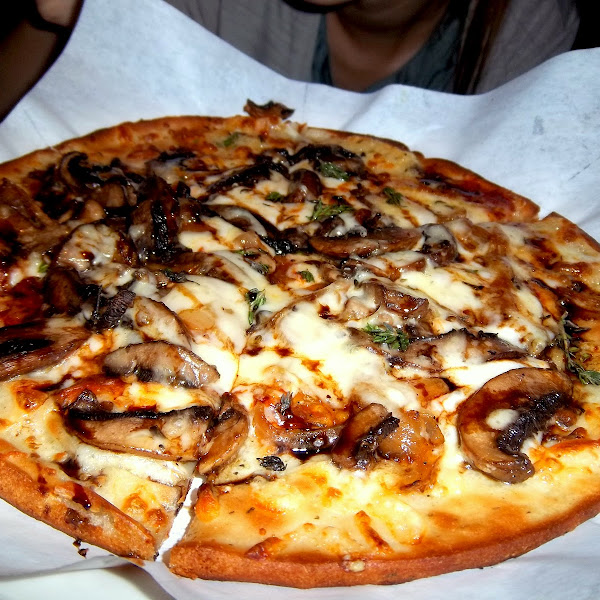 portobello mushroom gfree pizza