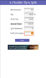 How to get Flexible Tip Split Calculator 1.4 apk for bluestacks