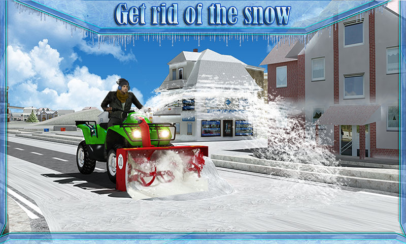 Snow Blower Truck Simulator 3D Screen 3