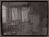 Woonkamer in het huis van het echtpaar Jetten