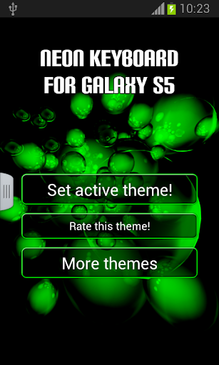 Neon Keyboard for Galaxy S5