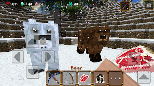 Android application Winter Craft 3: Mine Build screenshort