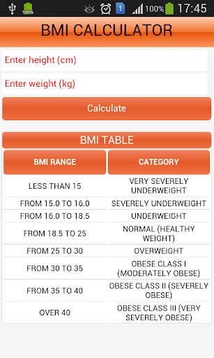 Bmi Calculator