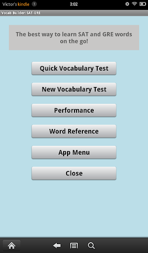 Vocab Builder: SAT-GRE Lite