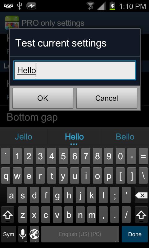 Jelly Bean Keyboard PRO - screenshot