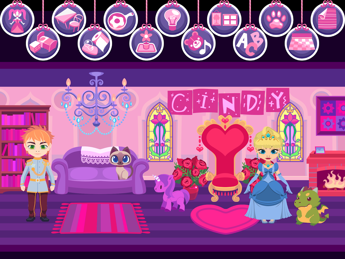 My Princess Castle Doll and Home  Decoration  Game  