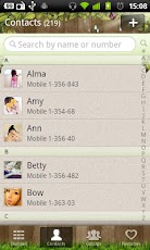 GO Contacts Spring Theme