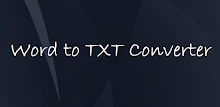 DOC to TXT converter APK