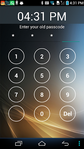 Keypad Lock Screen