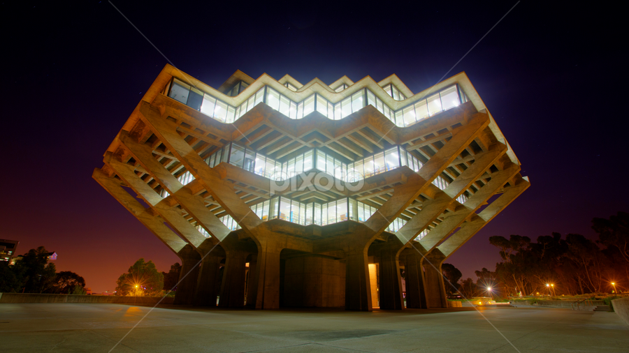 Geisel Library at UCSD - San Diego, California by Christopher Payne - Buildings & Architecture Public & Historical