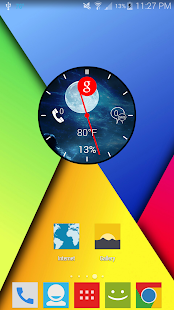 Download Wear Analog Clock Zooper APK for PC