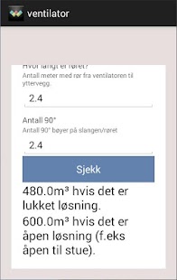 Ventilator kalkulator android apps on google play Prinsesse seng ikea
