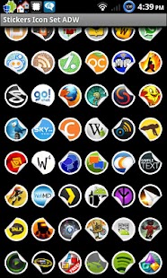Sticker Icon Set ADW/DVR/CH/CL Screenshots 2