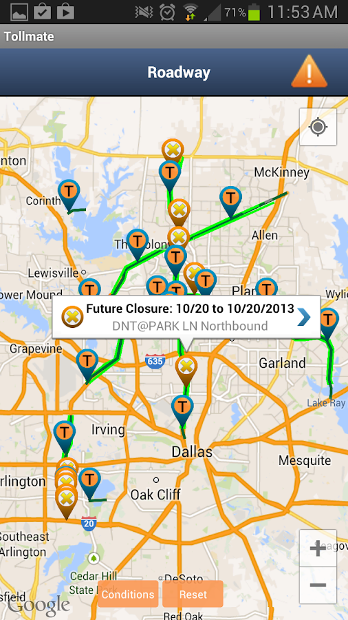 Ntta Map Of Toll Booths