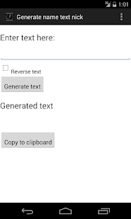Free Generate name text nick APK