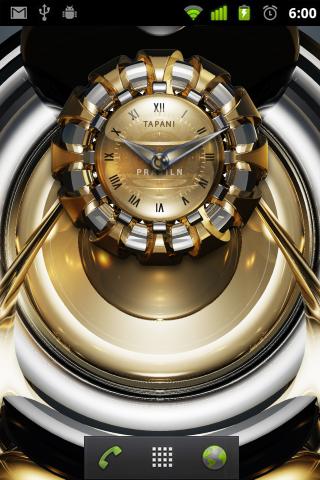 Luxus Clock Widget PRASLIN Screen 2