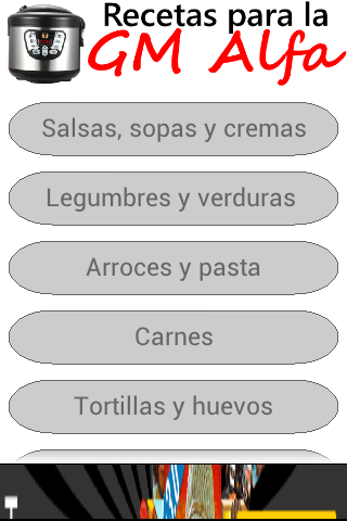 Recetas olla GM Alfa