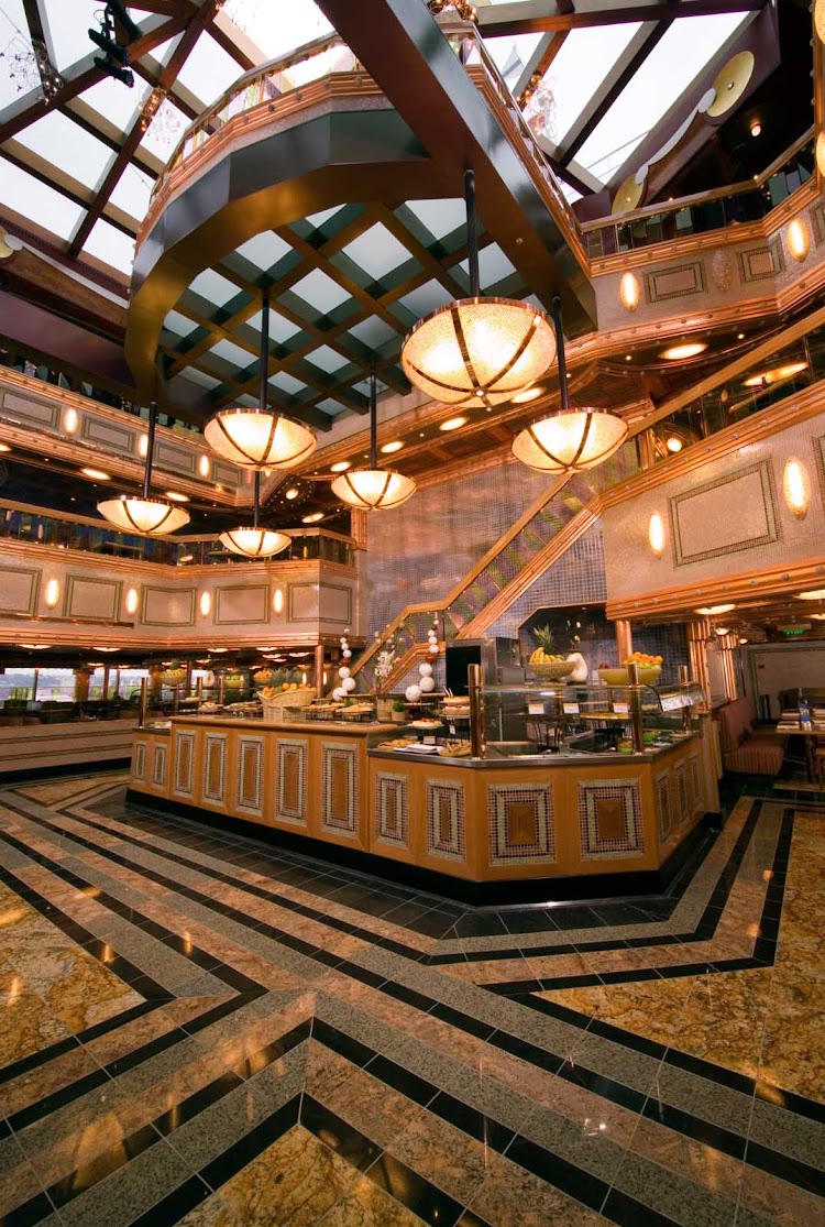 The Lido Grill aboard Carnival Splendor. 