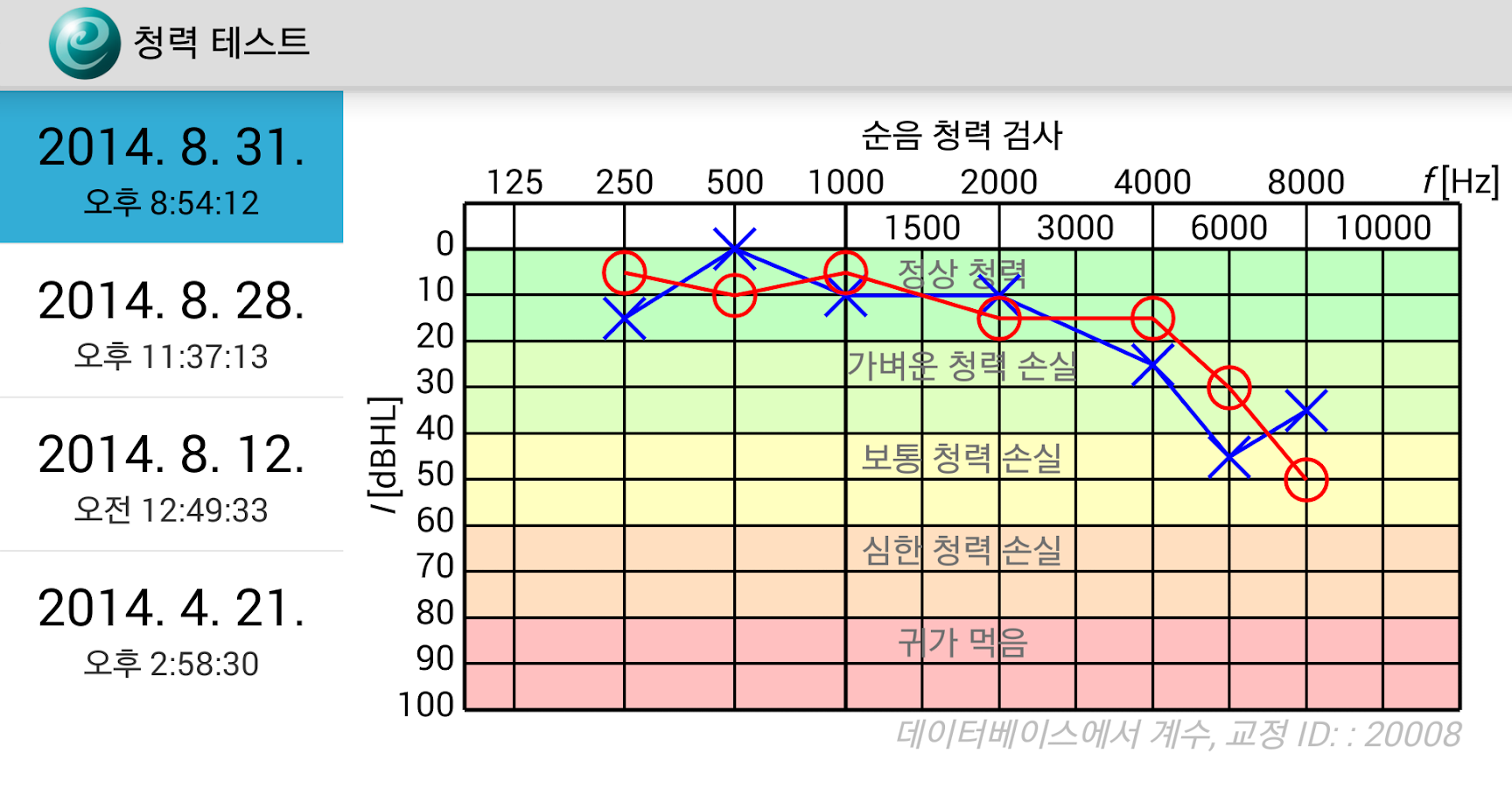   청력 테스트- 스크린샷 