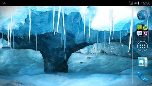 【免費個人化App】RealDepth Ice Cave LWP-APP點子