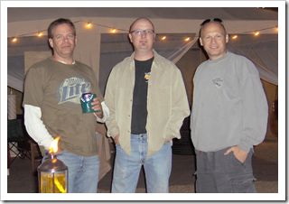 Bill McVicker, Larry Krough and Donavon West (L-R)