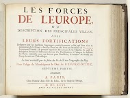 Titelpagina het zevende deel van het prentwerk: Nicolas de Fer, Les forces de l'Europe, 1696