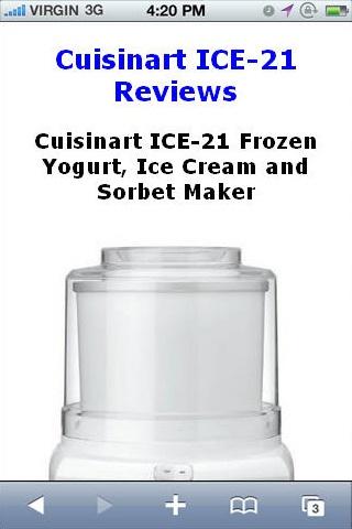 ICE21 Frozen Yogurt Reviews