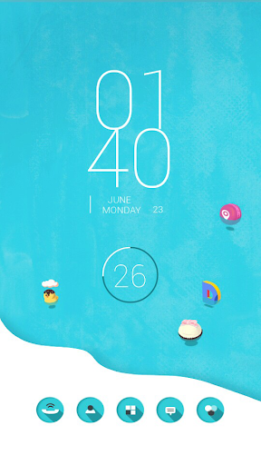 Sweet Sea Buzz Launcher Theme