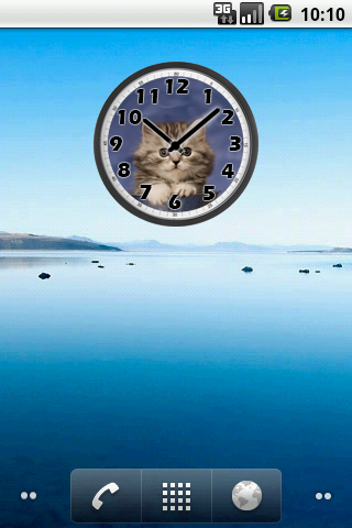 Sweet Cat Clock