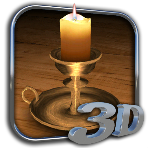 3D Melting Candle LOGO-APP點子