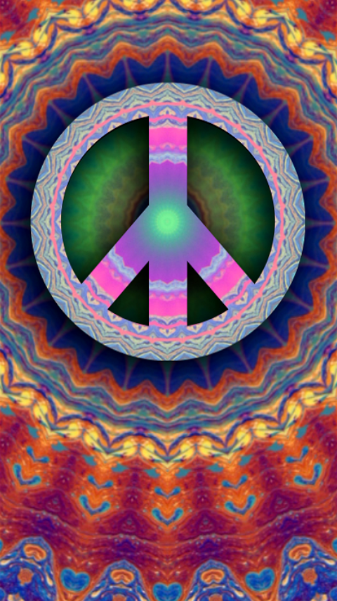 Peace Sign Live Wallpaper Screen 2