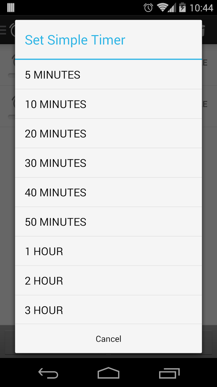 Music Sleep Timer Screen 2