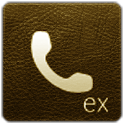 Dialer Leather Gold theme