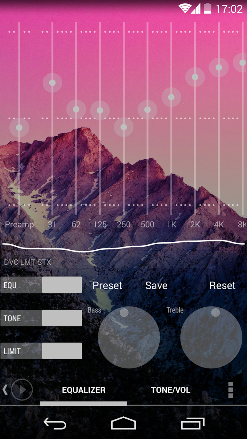 Skin for Poweramp KK TRSPRNT Screen 2
