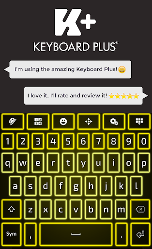 免費下載個人化APP|Neon Yellow Keyboard app開箱文|APP開箱王