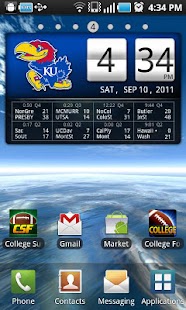 Free Kansas Jayhawks Live Clock APK for Android