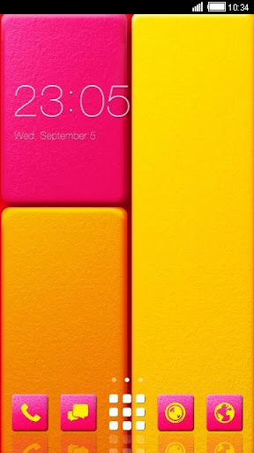 Bright Color Android Theme