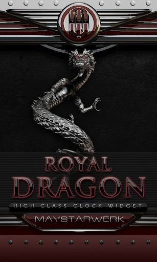 Dragon Clock Widget royal